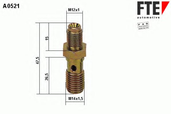 FTE A0521 Hollow Screw